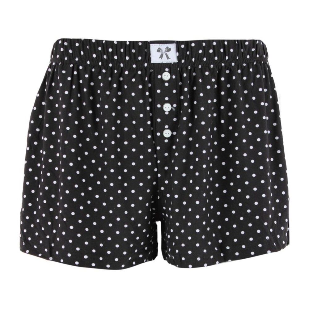CTM Women's Patterned Pajama Boxer Style Short by Roll Outta Bed
